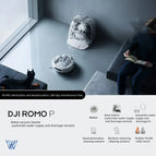 DJI ROMO P Robot Vacuum (Auto Water Refill & Drain Version) / 2 To 3 Days