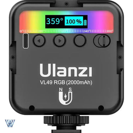 Ulanzi VL49 Rechargeable Mini Light Price in Pakistan - V3 Shopping