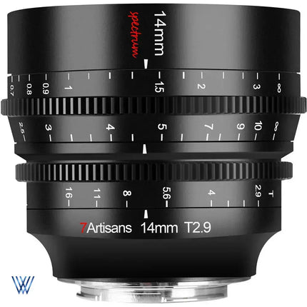 7Artisans 14mm T2.9 Spectrum Prime Cine Lens Price in Pakistan - V3 Shopping