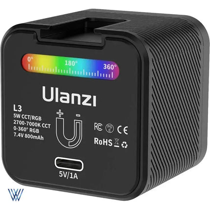 Ulanzi L3 RGB LED Video Light Price in Pakistan - V3 Shopping