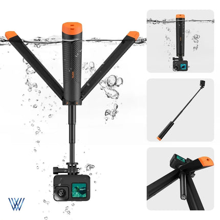 TELESIN Floating Tripod Selfie Stick Price in Pakistan - V3 Shopping