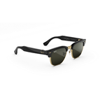 Frame color: Shiny Black on Gold Lens color: Green