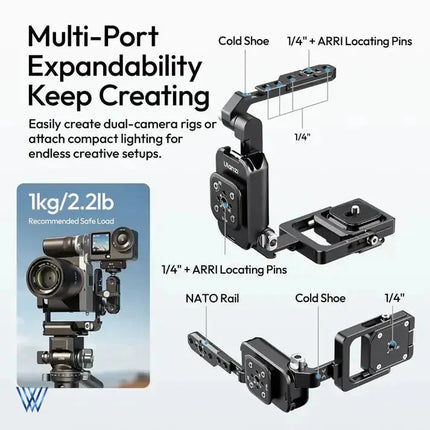 Ulanzi XJ01 Uka Universal Foldable Camera Cage Price in Pakistan - V3 Shopping