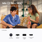 Mic (2 TX + 1 RX)