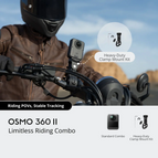 DJI Osmo 360 II Limitless Riding Combo - Usually Delivery Time 2 To 3 Days / Without Warranty