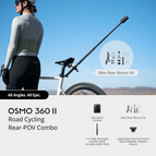 DJI PhotosIntro Osmo 360 II Road Cycling Rear-POV Combo - Usually Delivery Time 2 To 3 Days / Without Warranty