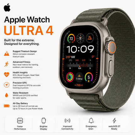Apple Watch Ultra 4 Price in Pakistan - Lens Ground