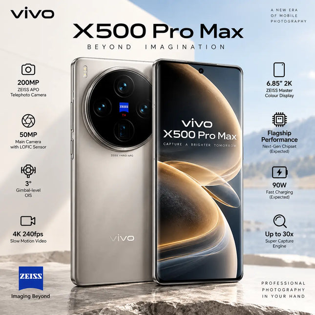 Vivo X500 Pro Max Price in Pakistan - Lens Ground