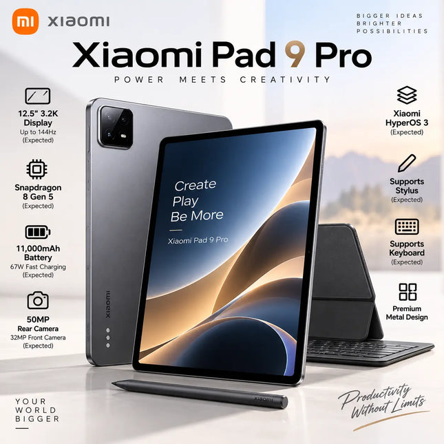 Xiaomi Pad 9 Pro Price in Pakistan - Lens Ground