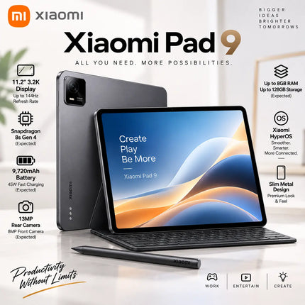 Xiaomi Pad 9 Price in Pakistan - Lens Ground