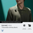 DJI Mic Mini Transmitter (Infinity Black) / Without Warranty