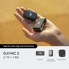 DJI Mic 2 (1 TX + 1 RX) / 2 To 3 Days