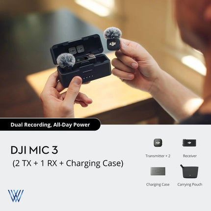 DJI MIC 3 Price in Pakistan - Lens Ground