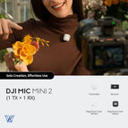 DJI Mic Mini 2 (1 TX + 1 RX) / Without Warranty