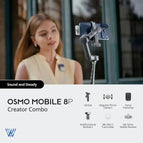 Osmo Mobile 8P Creator / Vlog Combo / Without 1 Year Warranty