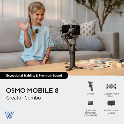 DJI Osmo Mobile 8P Price in Pakistan - Lens Ground