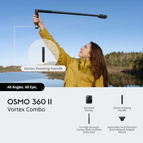 DJI Osmo 360 II Vortex Combo - Usually Delivery Time 2 To 3 Days / Without Warranty