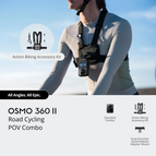 DJI Osmo 360 II Road Cycling POV Combo - Usually Delivery Time 2 To 3 Days / Without Warranty