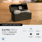 DJI Mic Mini 2 (1 TX + 1 Mobile RX + Charging Case) - Usually Delivery Time 2 To 3 Days / Without Warranty