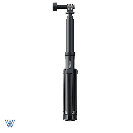 TELESIN 0.9m Extendable Aluminum Alloy Selfie Stick with Tripod and Phone Clip Price in Pakistan - V3 Shopping
