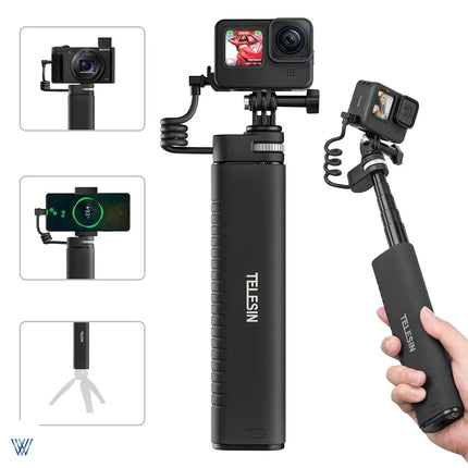 TELESIN 10000mAh Powerful Rechargeable Selfie Stick Price in Pakistan - V3 Shopping